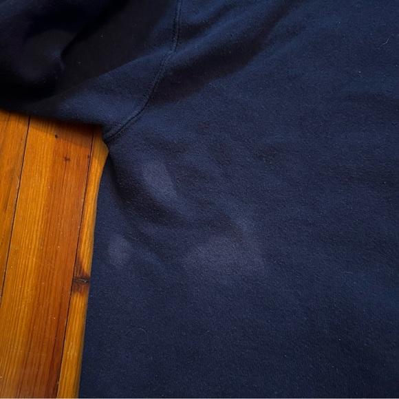 Vintage 90s Notre Dame Hoodie Sweatshirt Made in USA - Picture 9 of 9